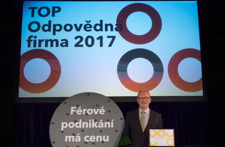 Společnost ZOD Brniště obhájila loňské ocenění a byla opět vyhlášena „Top odpovědnou firmou roku“